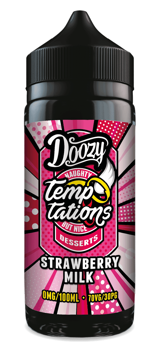 Doozy Temptations - Strawberry Milk (100 ml, Shortfill)