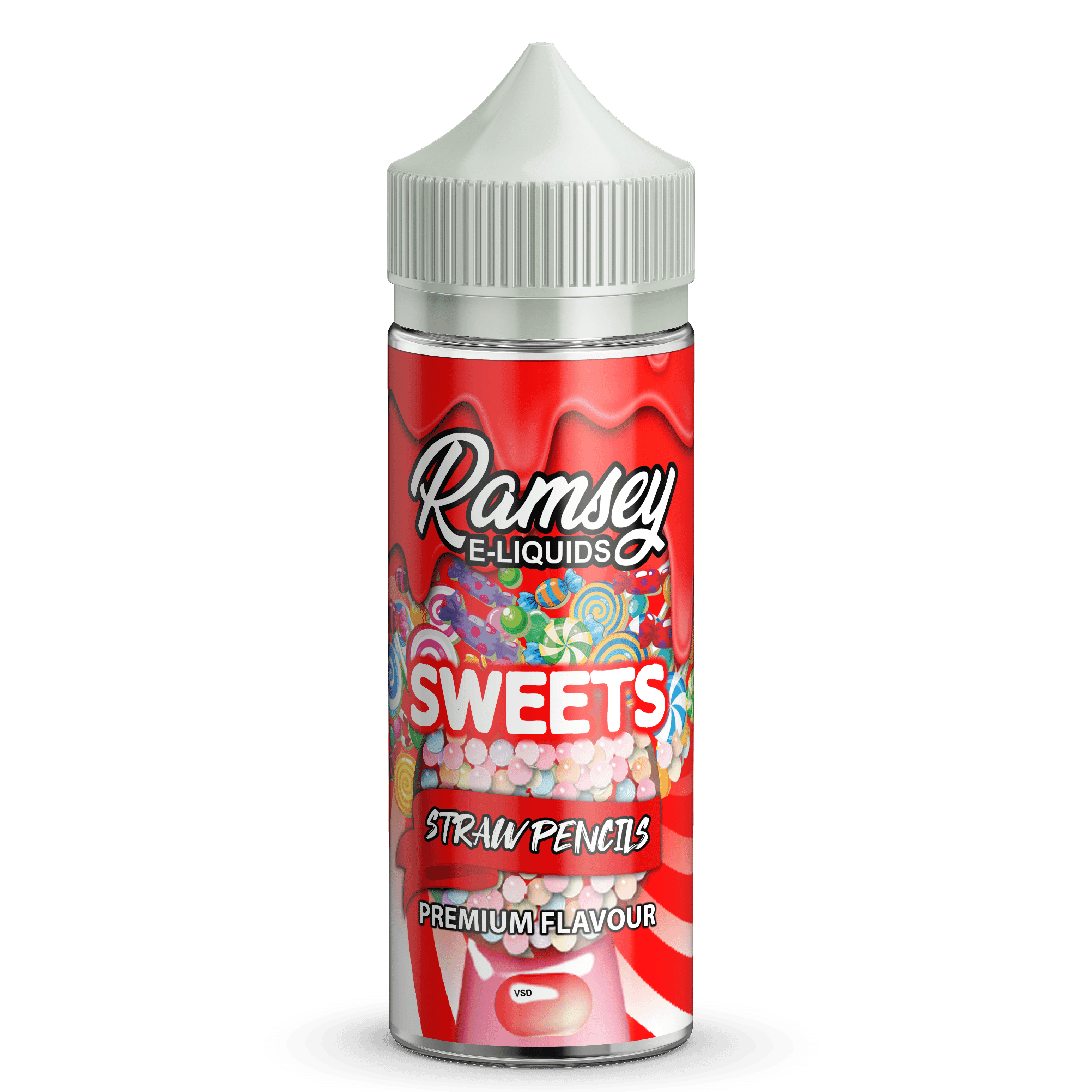 Ramsey - Strawpencils Sweets (100 ml, Shortfill)