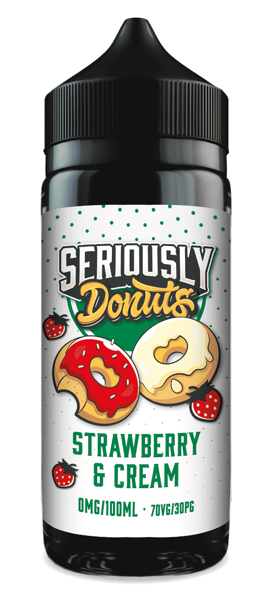 Seriously Donuts - Strawberry & Cream (100 ml, Shortfill)