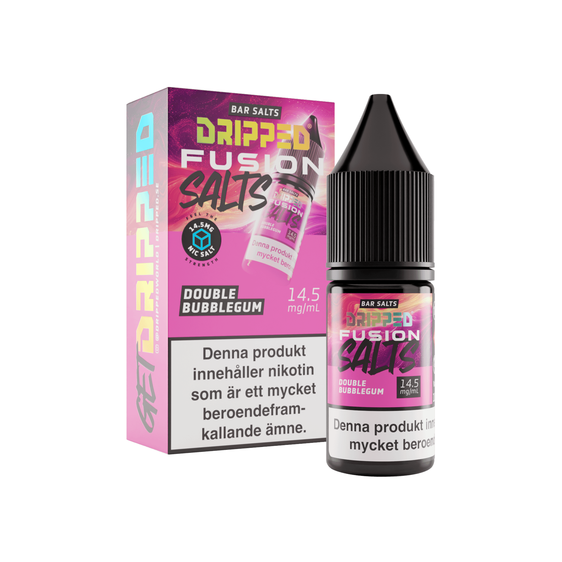 Dripped Fusion Salts - Double Bubblegum (10 ml, 14,5 mg Nikotinsalt)