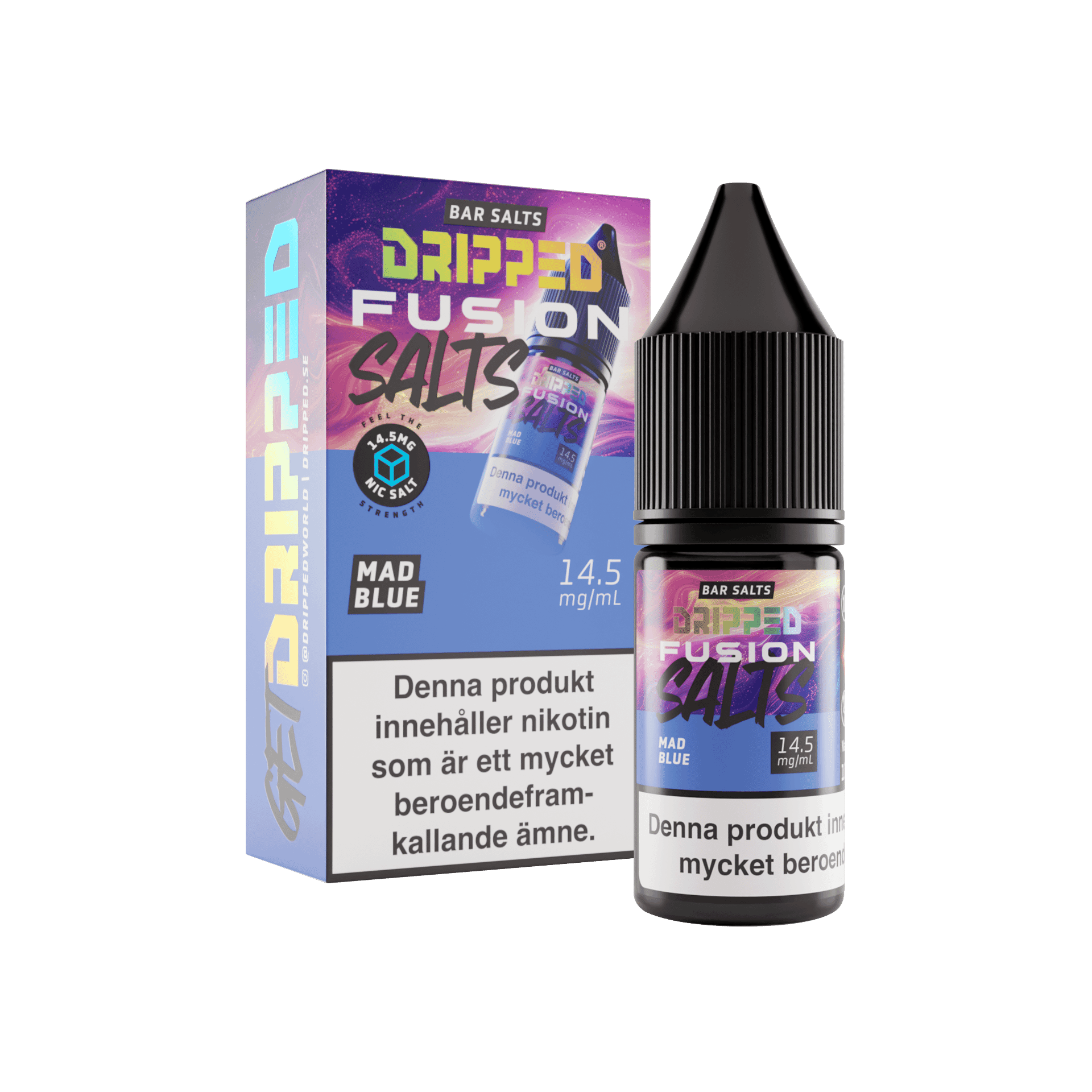 Dripped Fusion Salts - Mad Blue (10 ml, 14,5 mg Nikotinsalt)