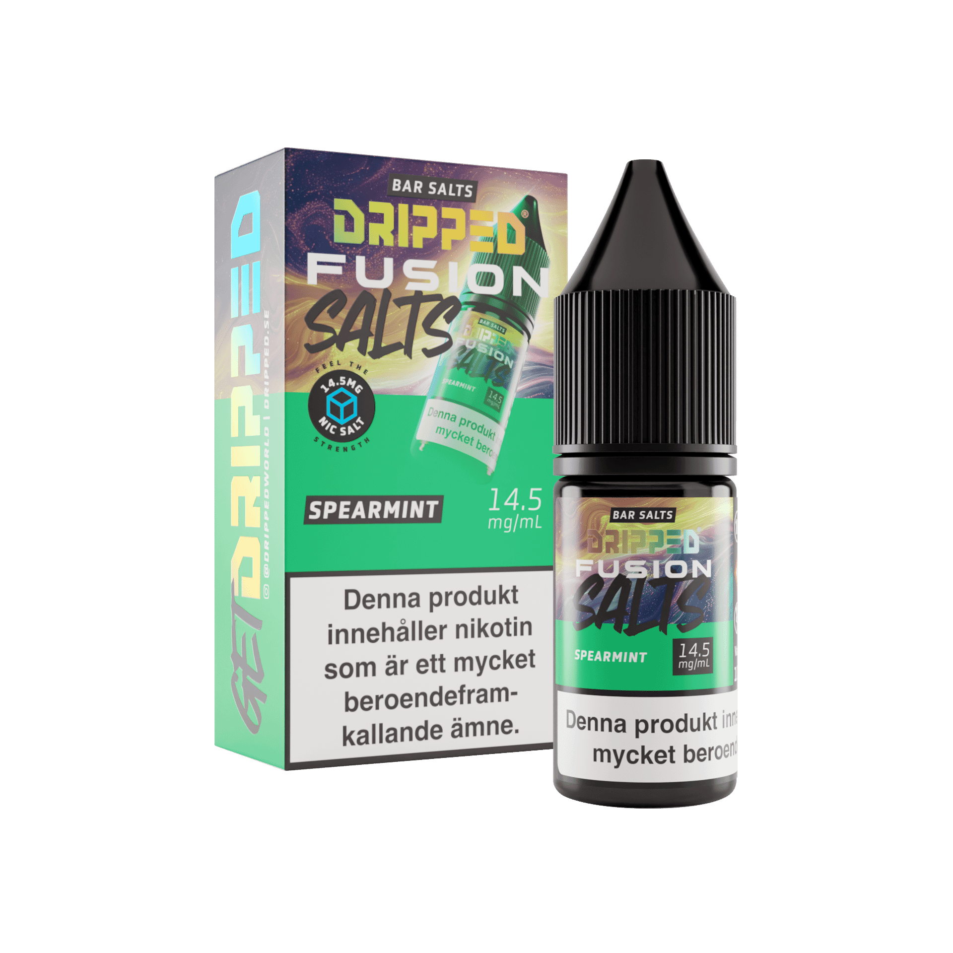 Dripped Fusion Salts - Spearmint (10 ml, 14,5 mg Nikotinsalt)