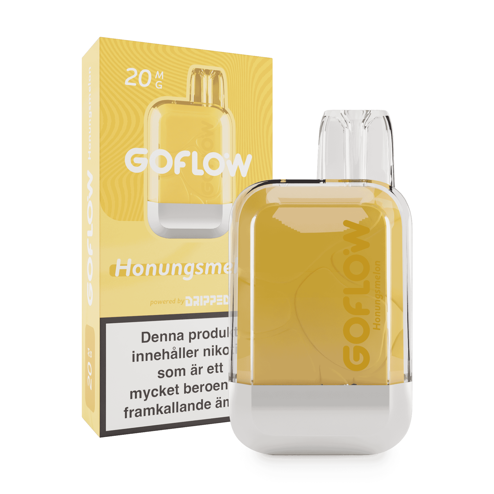 GoFlow - Honungsmelon (20 mg, Engångs vape)