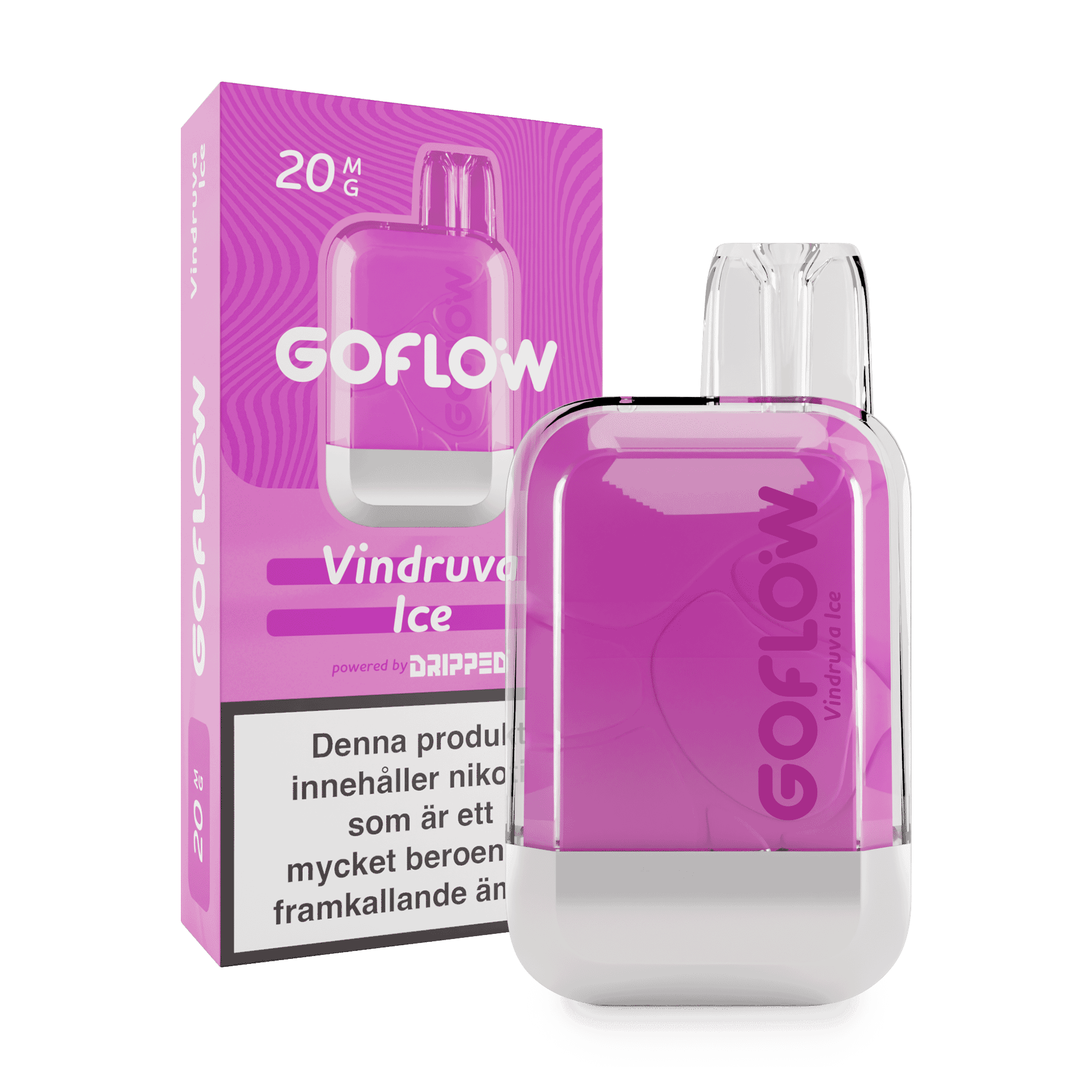 GoFlow - Vindruva Ice (20 mg, Engångs vape)
