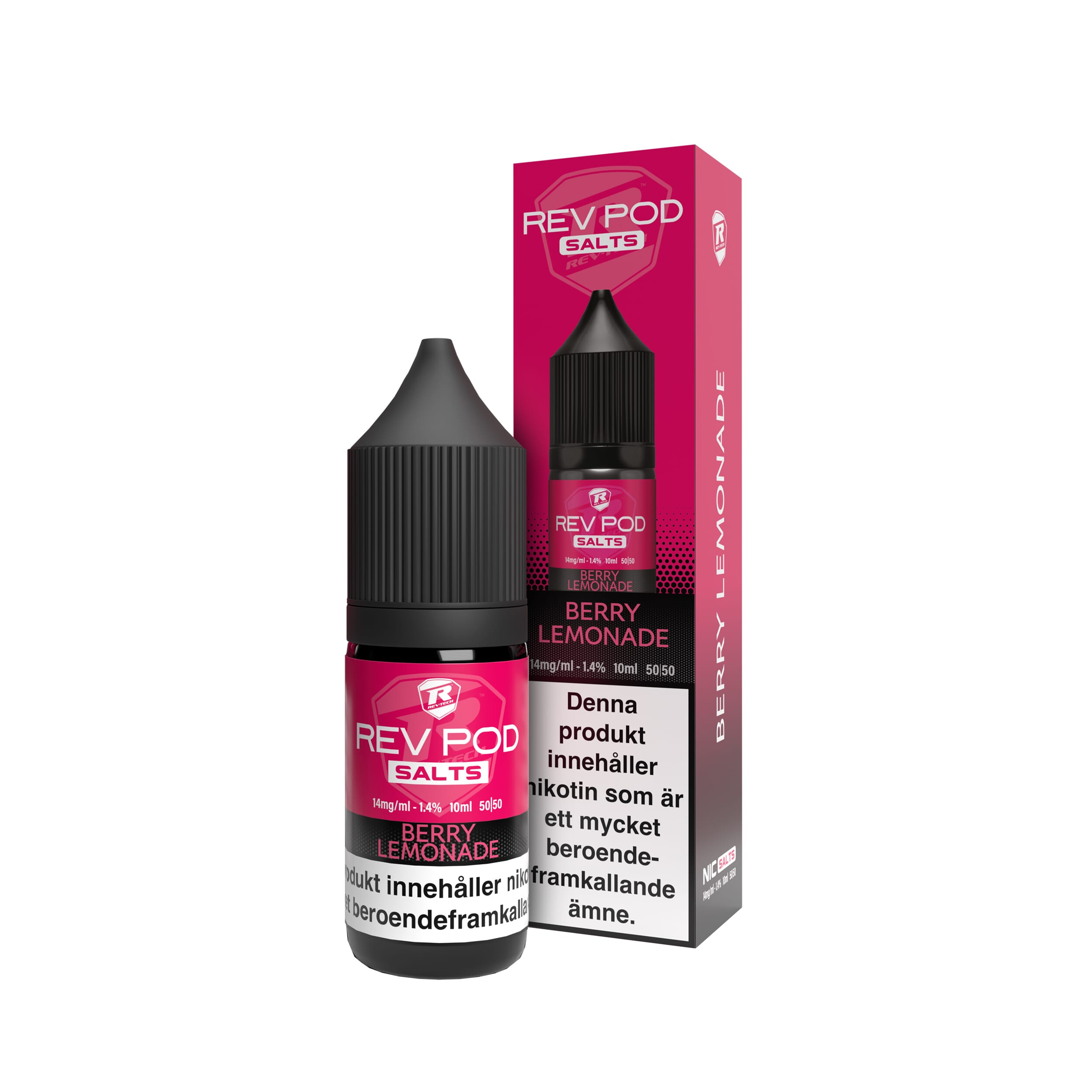 Rev Pod  Salts - Berry Lemonade (10 ml, 14 mg Nikotinsalt)
