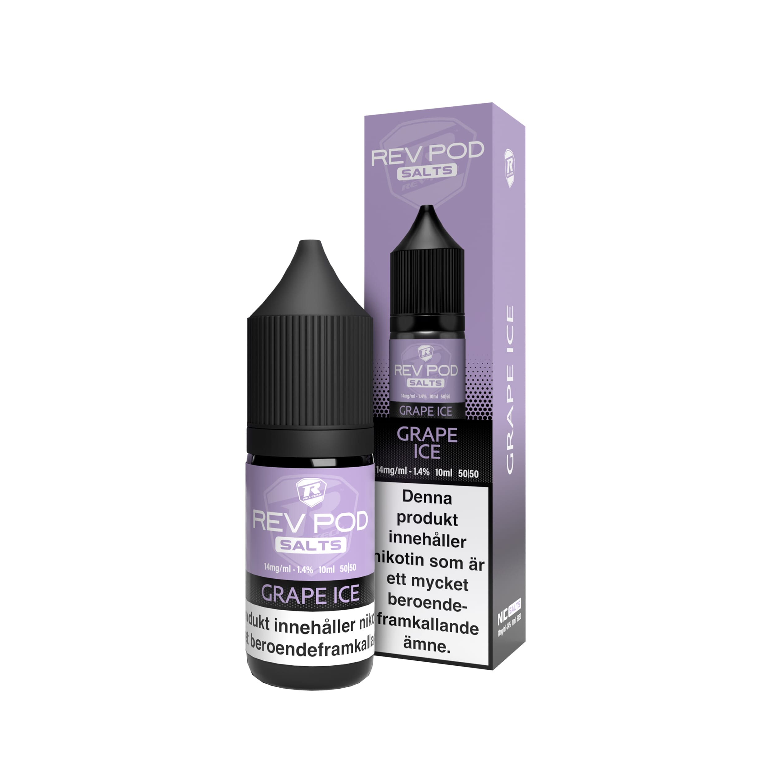 Rev Pod  Salts - Grape Ice (10 ml, 14 mg Nikotinsalt)
