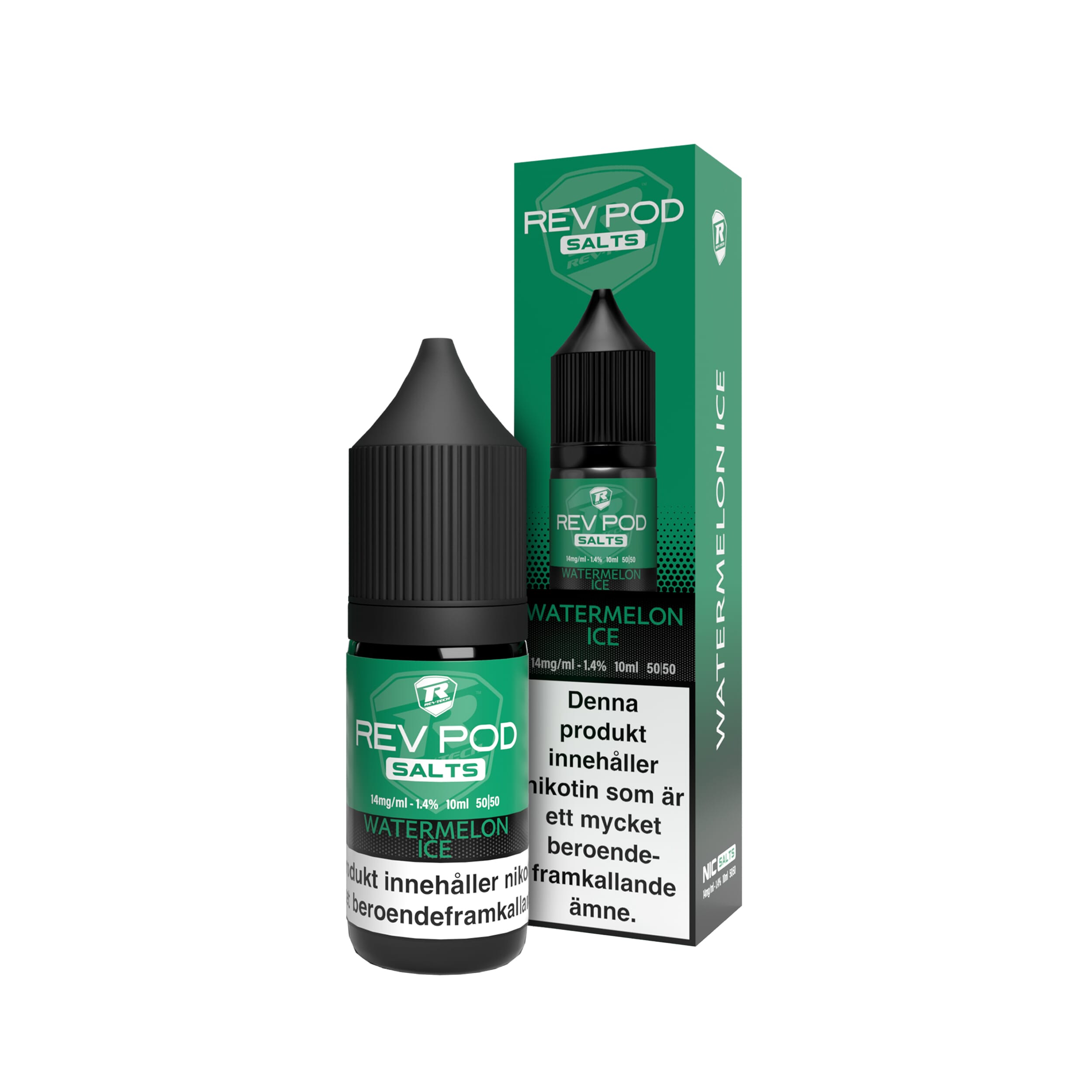 Rev Pod  Salts - Watermelon Ice (10 ml, 14 mg Nikotinsalt)