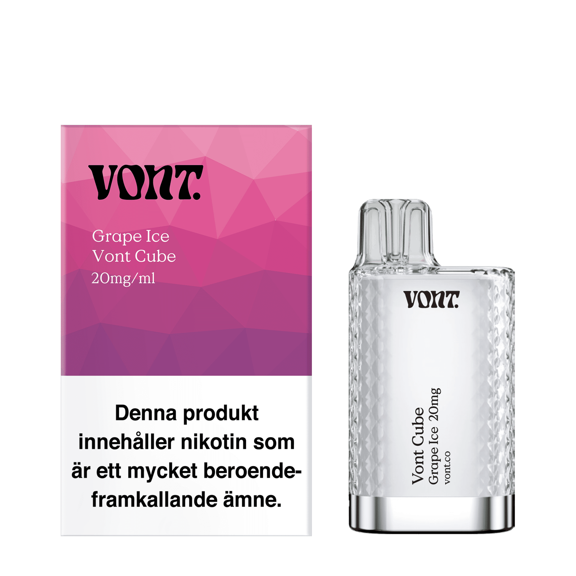Vont Cube - Grape Ice (20 mg, Engångs vape)